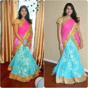 Indian Lehenga- Party Wear, Heavy Embroidery Work